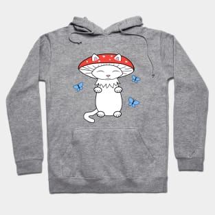 Mushroom cat Hoodie